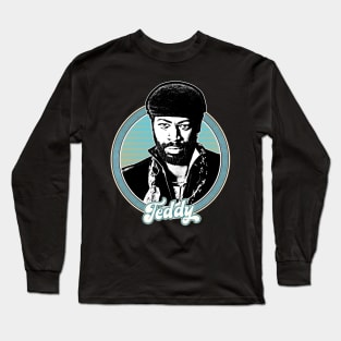 Teddy Pendergrass /// 80s Retro Soul Fan Design Long Sleeve T-Shirt